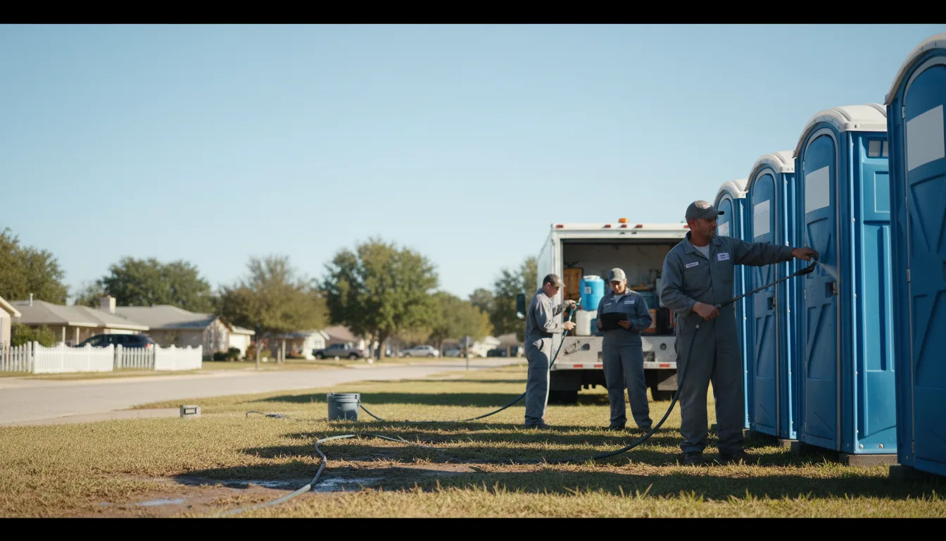 Long-Term Portable Toilet Rental in Water Valley, TX near me